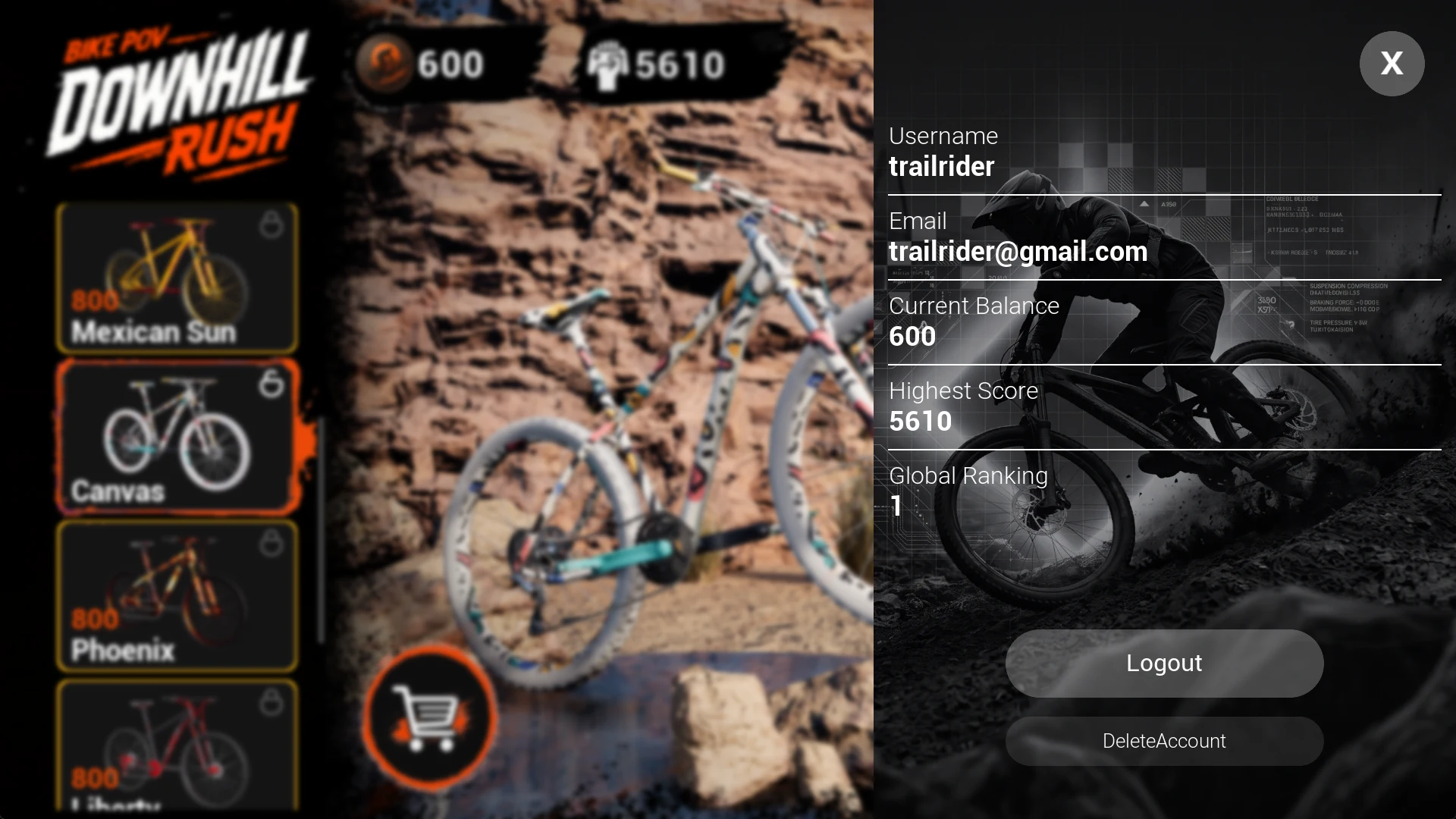 Bike POV: Downhill Rush screenshot