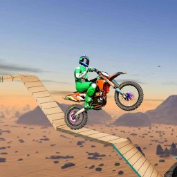 Symbol von Stunt-Bike-Rennspiele